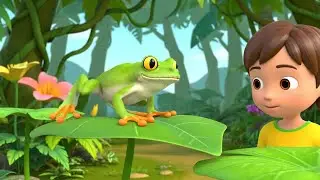 Naughty Tree Frog Jumped the Wrong Leaf 🐸 | Nursery Rhymes for Kids & Baby Songs
