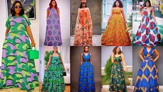 100 + New Classy Modern Maxi African Print Fashion Styles & Dresses for Ladies | Ankara Maxi Dress