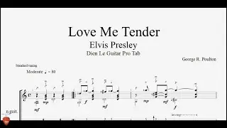 Love Me Tender - Guitar Tutorial + TAB