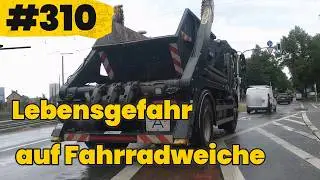 Fahrradweiche wird zu Angstweiche, Radfahrer ohne Rücksicht und blindes Abbiegen  - FDD - Folge #310