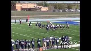 Alex King Football Highlights 2012-13 8th Grade