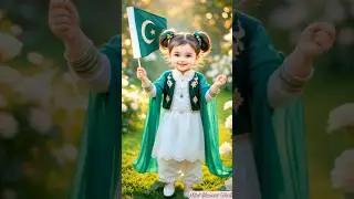 🌟 Happy Independence Day Pakistan 2025 🇵🇰 | Stylish Baby Fashion Look | 14 August Special#shorts