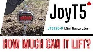 Can 1.2 ton excavator lift it?