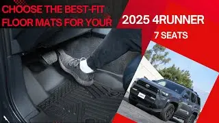 Лучшие коврики для 4Runner 2025 года с ковриком для багажа на спинке сиденья