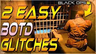 COD BO4 ZOMBIES - 2  SOLO EASY GLITCHES ON 