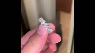 Effinny Eternity Heart Cut 3.5 Carat Sona Simulated Diamond Wedding Ring