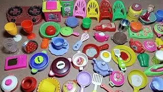 4 minutes satisfying with unboxing cute kitchen set (Lots of Accessories!) |Asmr toys