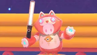 Mew Mew Bot - Blunderland celebration - Fall Guys