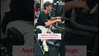 ANTHONY JENNINGS WORKOUT ROUTINES 💪🏼💦 #fitness