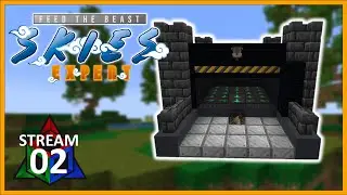 A FREE Mob Farm?!? FTB Skies EXPERT Mode - Day 2 Stream VOD