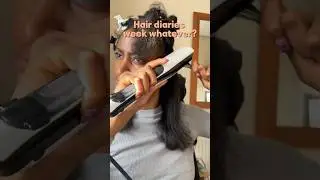 Hair diaries week idk #fluffypress #silkpress #haircare #type4 #naturalhair #deepconditioning