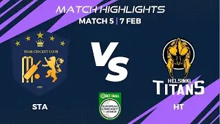 Match 5 - STA vs HT | Highlights | Bet2Ball European Cricket League Day 1, Group A | ECL22|ECL22.005