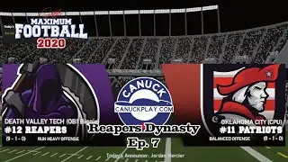 Let's Play Live: Maximum Football 2020: College Dynasty Episode 7