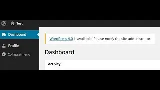 Please Notify The Site Administrator. Wordpress
