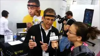 How do you know when you are warm? Spree Sports Fitness Band takes temp #CES2014