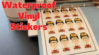 DIY Waterproof Vinyl Stickers Using HP Printer and Cricut Maker