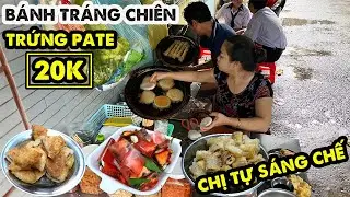 Ăn Thử BÁNH TRÁNG CHIÊN TRỨNG PATE 20K Núp Hẻm Ở Q6 Xem Có Thật Sự Ngon Như Lời Đồn