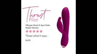 Whisper Quiet G-Spot Petite Rabbit Vibrator.