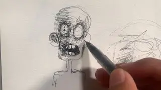 Scribble Art Dark | day 6