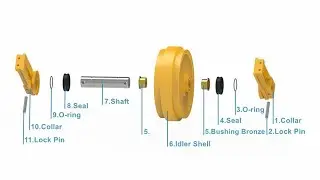 Idler for Excavator and Bulldozer Undercarriage Parts
