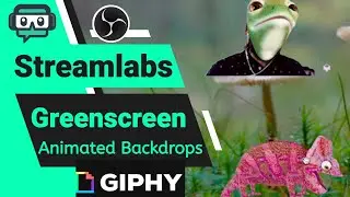 Animated Backdrops and stickers - obs streamlabs tutorial