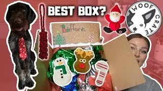 First WoofCrate Unboxing | December 2021 | Best Dog Subscription Box Ever