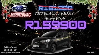 Nissan & Datsun 2020 Black Friday every week