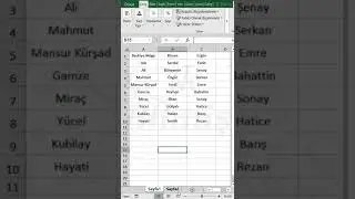 #Excel Dizi Formüllerde Kolaylık