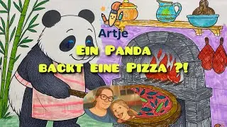 Pandab&auml;r beim Pizza backen 🤣🐼🍕