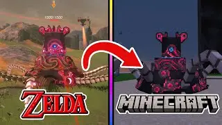 Recreating BOTW Guardians in Minecraft