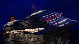 Costa Concordia Sinking - Timelapse Animation
