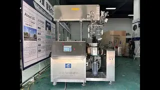 50L vacuum emulsifying mixer toothpaste making machine disperser homogenizer machine