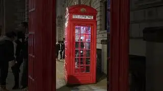 ICONIC RED TELEPHONE BOOTH || LONDON #history #london #trending #viral #travel  #londonlover  #news