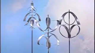 Whitaker Wind Sculpture Eclipse in Stainless Steel HiRes