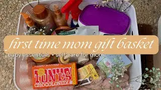 First Time Mom Gift Basket | Perfect Gift Idea For Mom | New Mom Gift Ideas | At Home With Lauren