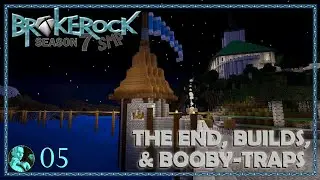 BrokeRock Season 7 Ep 5 - The End, Builds, & Booby-Traps | Minecraft Win 10, PE - Bedrock Edition