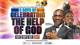 COMMANDING THE DAY MIDNIGHT PRAYER || CELEBRATING THE HELP OF GOD (DAY 1) || 20-10-2025