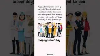 What is Happy Labor Day - Whatsapp Labour Day Quote Status  #laborday #labourday #labourdaystatus