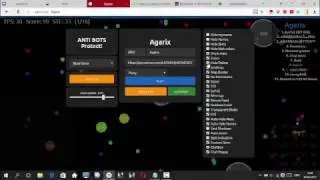 MOD IN AGARIX! IMPROVED SCRIPT OF THE GAME!