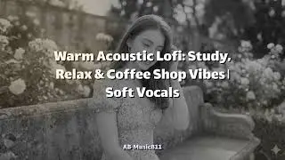Warm Acoustic Lofi: Study, Relax & Coffee Shop Vibes | Soft Vocals
