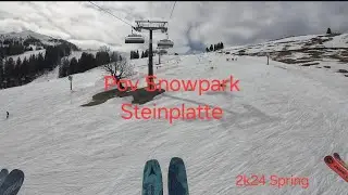 Pov of Snowpark Steinplatte 2k24 Spring