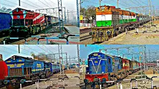 Dangerous Railways Curves | Diesel Trains Curving at high speed | Indian Railways
