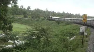 Mysore Talguppa Intercity Express Entering & Leaving Anandapuram Stn