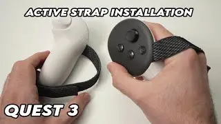 Как установить Meta Quest Active Straps на контроллеры