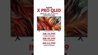 Xiaomi X Pro QLED Smart TV Launched in India #xiaomi #xiaomitv