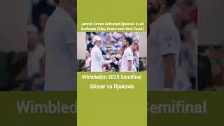 SW19 | Jannik Sinner becomes the 2nd man after Rafael Nadal to beat Novak Djokovic 5 times in a row