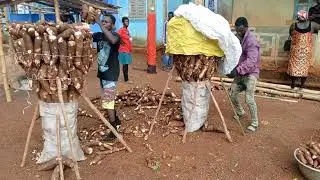 The Making of Heavy Sized Cassava Packages You've Never Seen Before😳. 