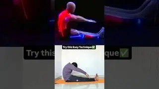 Try this Easy Technique #stretching #forwardbend #yoga #viralvideo #youtubeshorts #shorts #yogapose
