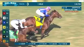 Unrivaled Time wins the Cecil  B. DeMille Stakes G.III race 3 at Del Mar 11/30/25