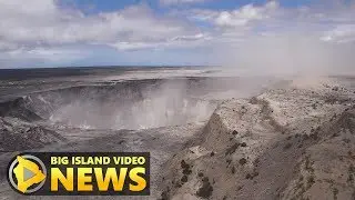 Fly-Over Slumping Kilauea Volcano, As Scientist Explains (Jun. 26, 2018)